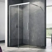 Kermi „NICA“ Walk In, mit schiebbarem Element, NIJ2L14018VAK, NIJ2L
