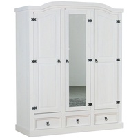 VCM ebuy24 Kleiderschrank 3 türig mit einer Spiegeltür, 2