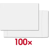 MAILmedia Faltentaschen DIN E4 ohne Fenster weiß mit 4,0