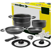 Brunner BRUNNER: Camping Kochgeschirr Alu-Topfset (Töpfe und Pfannen) -