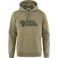 Fjällräven Logo Kapuzenpullover - Light Olive - L