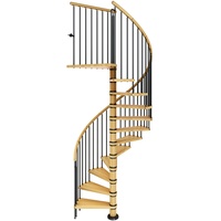 DOLLE Spindeltreppe Winnipeg Buche geölt Höhe bis 292,5 cm