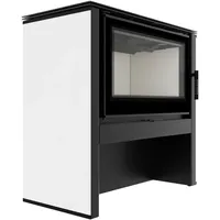 Kratki Kaminofen Juno 12 | weiß | 12 kW