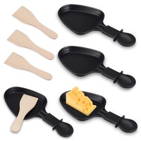 Tigerkinwit Pfännchen Mini 4 Stücke Antihaftbeschichtet Grill Pfännchen Viereckig