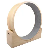 Elmato® Katzenlaufrad Simba L stehend, natur/grau