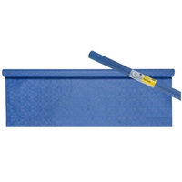 IDENA Tischdecke Damast Tischtuch 1x10m Rolle Dunkelblau,