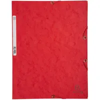 Exacompta 55505E 25x Sammelmappen mit Gummizug und 3 Klappen