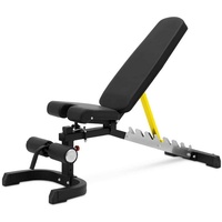 Gymrex Schrägbank Fitnessbank Trainingsbank bis 150 kg einstellbar 80