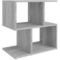 VidaXL Nachtschrank Grau 50 x 30 x 51,5 cm