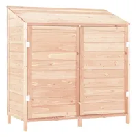 VidaXL Geräteschuppen 1,02 x 0,52 x 1,12 m Massivholz