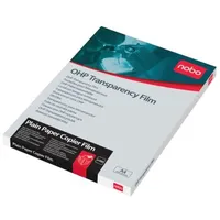 NOBO Folie 50 Stück DIN A4 für Inkjetdrucker 120my