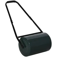 Outsunny Rasenwalze mit U-Griff Gartenrolle Gartenwalze 30 cm Metall