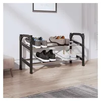 VidaXL Schuhregal 119 x 24 x 37 cm ausziehbar