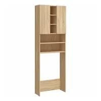 VidaXL Sonoma-Eiche Waschmaschinenschrank 64 x 25,5 x 190 cm