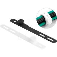 DeLock 19005 Kabelbinder Schwarz, Weiß 10) St.