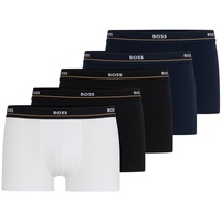 Boss Essential Boxershorts 5 Einheiten Open Blue XL