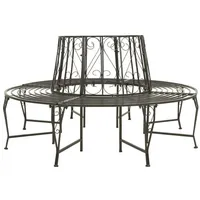 VidaXL Garten-Baumbank 160 cm Stahl