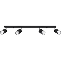 Sollux SL.1067 Deckenleuchte NERO 4 schwarz/chrom