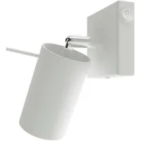Sollux Lighting Wandleuchte RING weiß mit Schalter