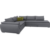 INOSIGN Ecksofa »Göteborg«, mit Boxspring-Bettfunktion und Bettkasten, Dauerschlaffunktion, Topper,