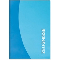 ROTH Zeugnismappe DIN A4, 12 Hüllen blau