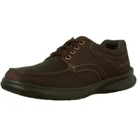 CLARKS Howard Walk Schuhe Dark Tan Lea 43