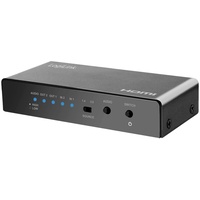 Logilink HDMI-Switch 2x2-Port, bidirekt, 4K/60 Hz, EDID, HDCP, HDR,