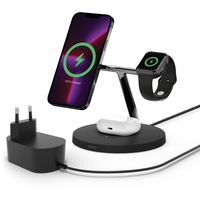 Belkin BoostCharge Pro Drahtloses 3-in-1-Ladegerät mit MagSafe 15W schwarz