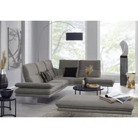 W.Schillig Ecksofa »broadway, Designsofa, mit tollem Sitzkomfort, L-Form«, Sitztiefenverstellung,
