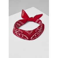URBAN CLASSICS Unisex TB4068-Bandana 3-Pack Fascinator, red, Einheitsgröße