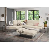 W.Schillig Ecksofa »broadway, Designsofa, mit tollem Sitzkomfort, L-Form« Sitztiefenverstellung,