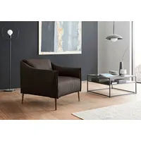 W.Schillig Cocktailsessel »sally«, mit Metallfüßen in Bronze pulverbeschichtet braun