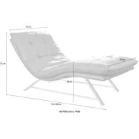 W.Schillig Relaxliege daily dreams Longlife Xtra-Leder 75 x 91