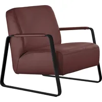 W.Schillig Cocktailsessel »quadroo Loungesessel,«, mit bezogenen Armlehnen, Gestell in
