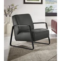 W.Schillig Cocktailsessel »quadroo Loungesessel,«, mit bezogenen Armlehnen, Gestell in
