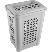 KEEEPER Wäschebox grau B/H/L: ca. 34x60x45 cm