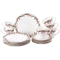 Hutschenreuther Nora Christmas Frühstücksset 18-tlg. mehrfarbig