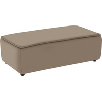 W.Schillig Hocker »around-the-block«, mit eleganter Biese braun