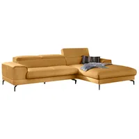 W.Schillig Ecksofa »piedroo, Designsofa mit tollem Sitzkomfort, L-Form«, Kopfteilverstellung,