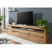 Massivmoebel24 Montreux TV-Board 260x50x60 cm Natur Geölt Holz