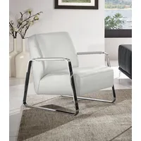 W.Schillig Cocktailsessel »quadroo Designsessel, Loungesessel«, mit bezogenen Armlehnen, Gestell
