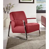 W.Schillig Cocktailsessel »quadroo Designsessel, Loungesessel«, mit bezogenen Armlehnen, Gestell