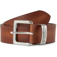 Tom Tailor Gürtel Leder 4 cm braun 120