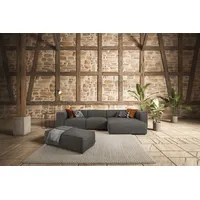 W.Schillig Ecksofa »around-the-block« mit eleganter Biese, mit Federkern, Breite