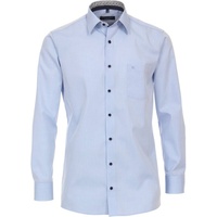 CasaModa Businesshemd Casamoda Businesshemd uni blau 42