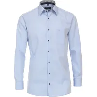 CasaModa Businesshemd Casamoda Businesshemd uni blau 43