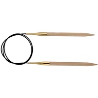 KnitPro K35618 Rundstricknadel, Birkenholz, Braun, 100cm x 3.75mm
