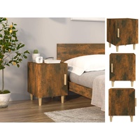 VidaXL Nachttisch Räuchereiche Holzwerkstoff