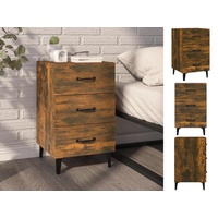 VidaXL Nachtschrank Räuchereiche 40 x 40 x 66 cm