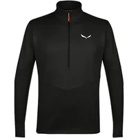 Salewa Puez Pl Fleece Mit Halbem Reißverschluss - Black